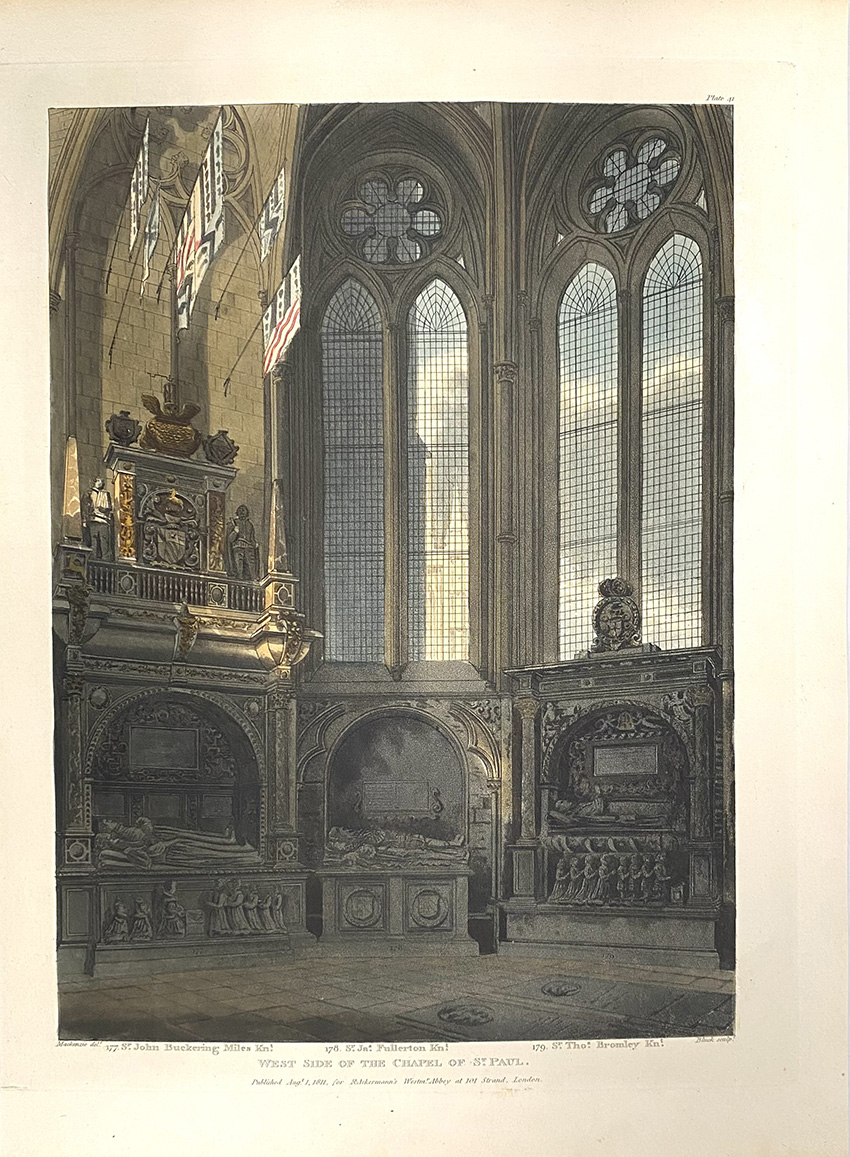 A Plate from the History of the Abbey Church of St. Peter's